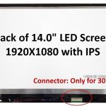 14.0 Slim 30 Pin Screen NT140WHM-N41